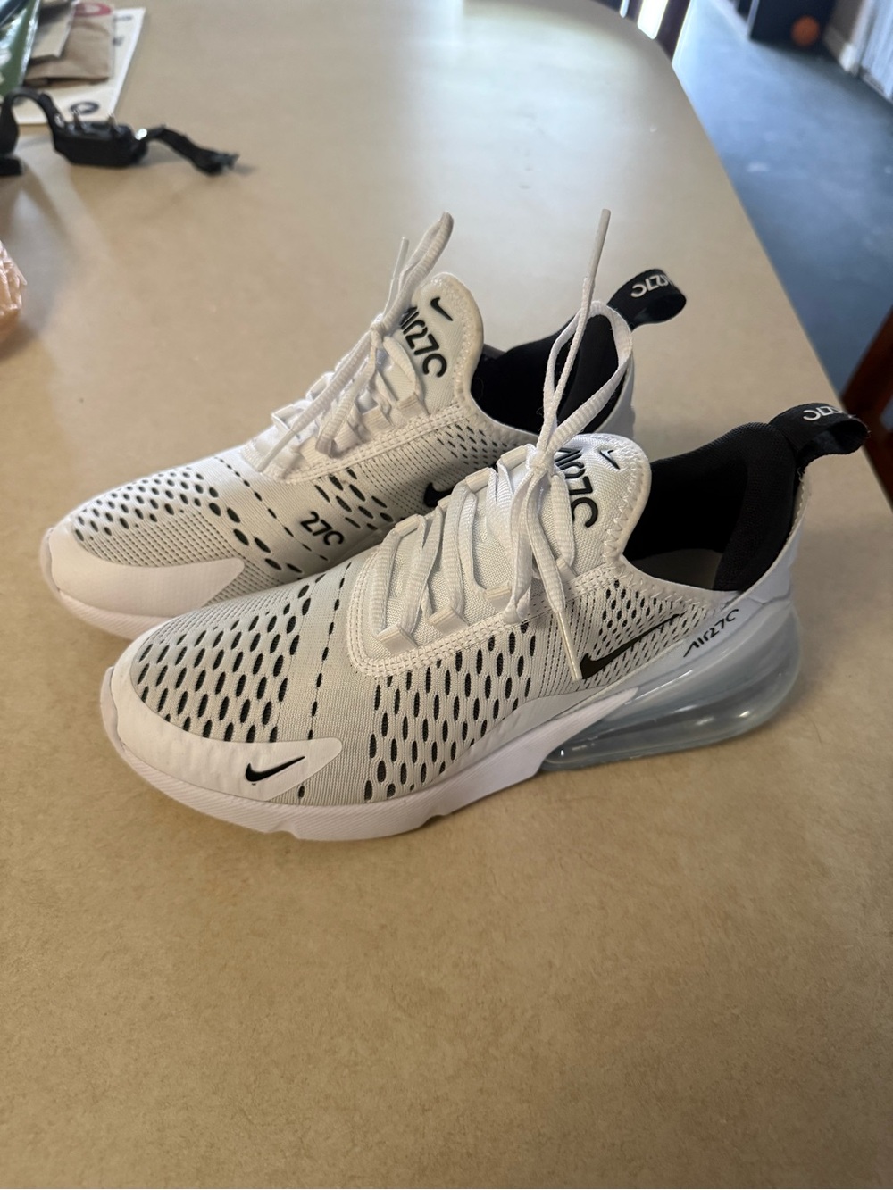 Nike Women’s Air Max 270 White Black Sneakers